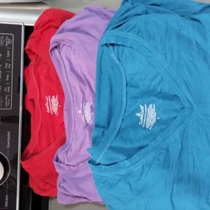 Cuddl Duds lot 5 shirts large